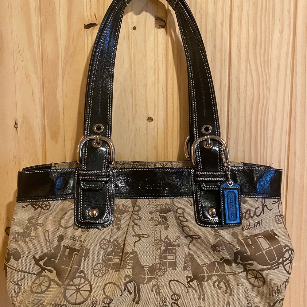 Coach Signature Horse and Carriage Shoulderbag
